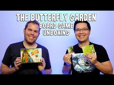 Unboxing The Butterfly Garden - Nature-Themed Board Game