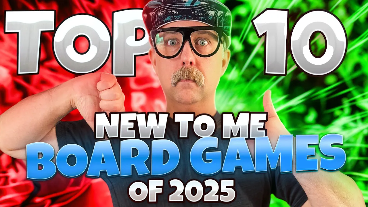 Top 10 New to Me Board Games of 2025