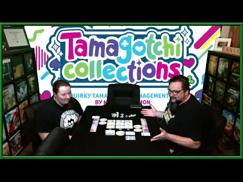 Tamagotchi Collections Board Game Play Through From @KessGames