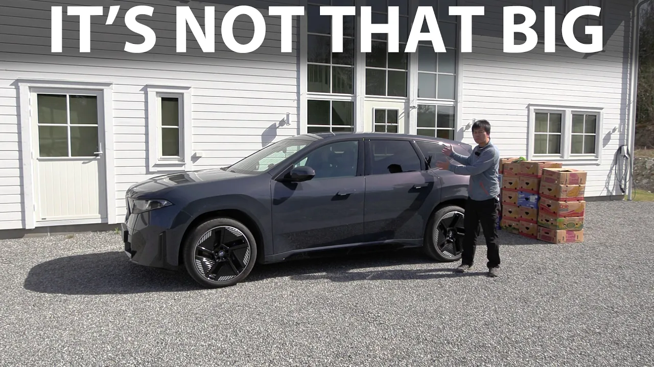 BMW iX3 50 xDrive banana box test
