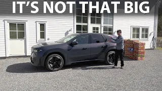 BMW iX3 50 xDrive banana box test