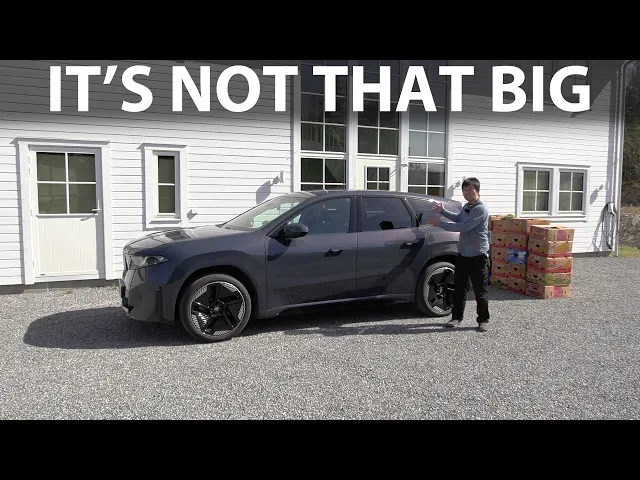 BMW iX3 50 xDrive banana box test