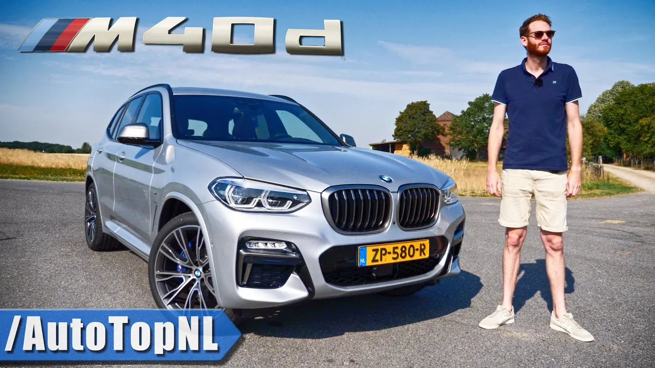 BMW X3 M40d REVIEW on AUTOBAHN (NO SPEED LIMIT) & ROAD by AutoTopNL