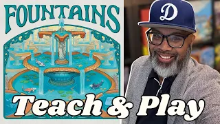 Fountains: Unique 3-D tile-laying game and scoring! | Solo Teach & Play