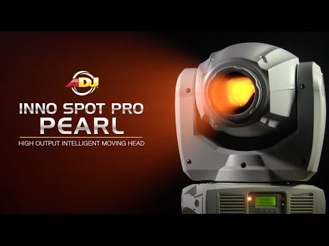Product video thumbnail for ADJ American DJ Inno Spot Pro Pearl White Moving Head Light