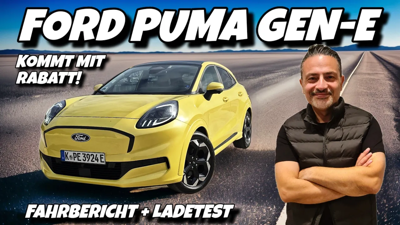 MIT RABATT! Ford Puma Gen-E im ersten Test. Ladezeit und Reichweite uvm.