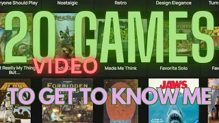 20 (Video) Games To Get To Know Me
