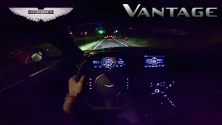 NEW! Aston Martin Vantage V8 NIGHT DRIVE POV by AutoTopNL