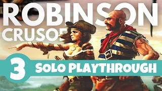 Jenny Needs Help! | Part 3 | Robinson Crusoe Board Game | Solo Playthrough | How to Play