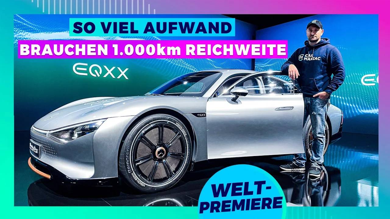 Mercedes EQXX: 1.000km ECHTE elektrische Reichweite