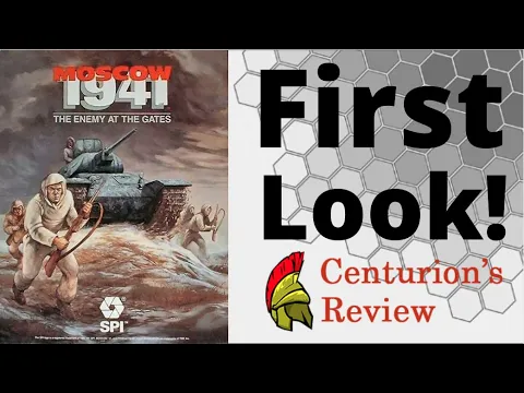SPI Moscow 1941 The Enemy at the Gates First Look