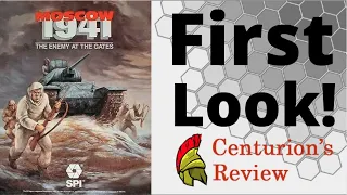 SPI Moscow 1941 The Enemy at the Gates First Look