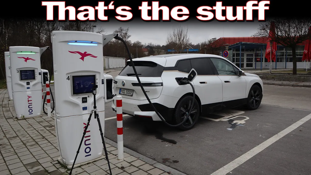 BMW iX 50 105 kWh - Ionity charging test