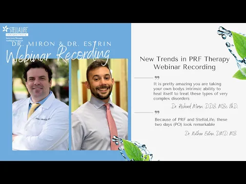 New Trends in PRF Therapy