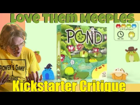 POND - Froggy Mayhem - Backerkit has a boardgame! - Kickstarter Critique Review