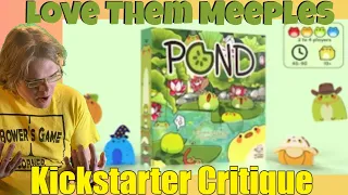 POND - Froggy Mayhem - Backerkit has a boardgame! - Kickstarter Critique Review