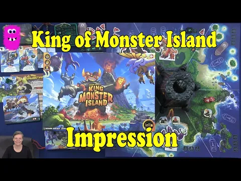 King of Monster Island, Impression & Rulesoverview - King of Tokyo as a Cooperative game