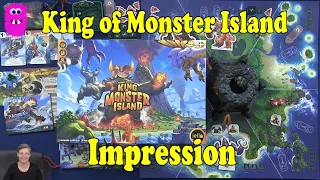 King of Monster Island, Impression & Rulesoverview - King of Tokyo as a Cooperative game