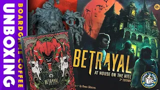 Betrayal 3rd Edition & Betrayal: The Yuletide Tale – Evil Reigns in the Wynter's Pale - 4K Unboxing