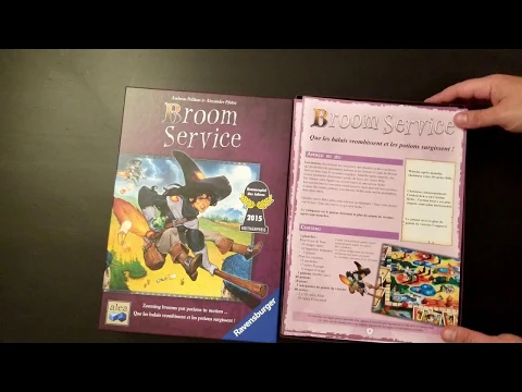 Broom Service board game - Whats in the box?