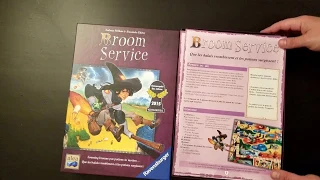 Broom Service board game - Whats in the box?