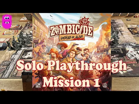 Zombicide: Undead or Alive, Solo Playthrough Mission 1