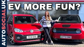 Can an electric car be MORE fun? - UP! GTi V's Honda E
