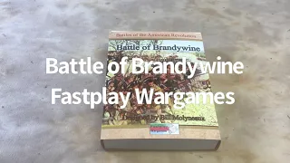 Battle of Brandywine game by Fastplay Wargames