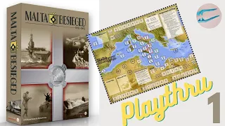 Malta Besieged 1940-42 Playthru 1 - Intro & Initial Turn