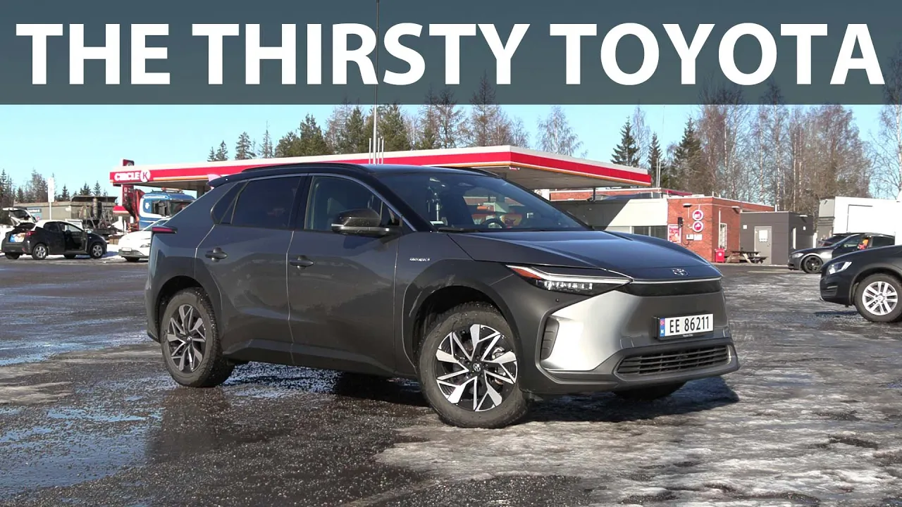 Toyota bZ4X AWD range test
