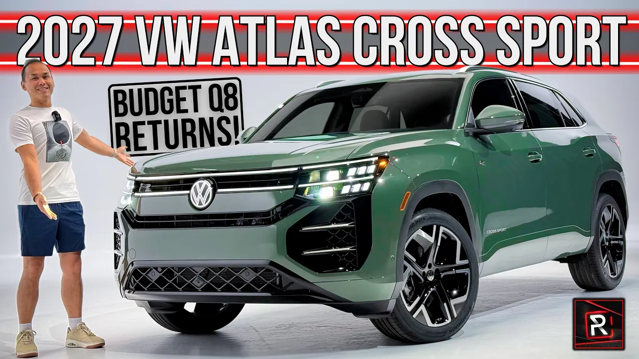 Sleeker Budget Audi! | 2027 Volkswagen Atlas Cross Sport R-Line | Detailed First Look
