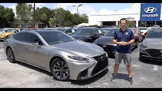 Is the 2019 Lexus LS500 F-Sport a REAL performance luxury sedan?