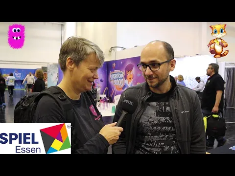 Overview with the designer at Essen Spiel 2024 - Dirt and Glory