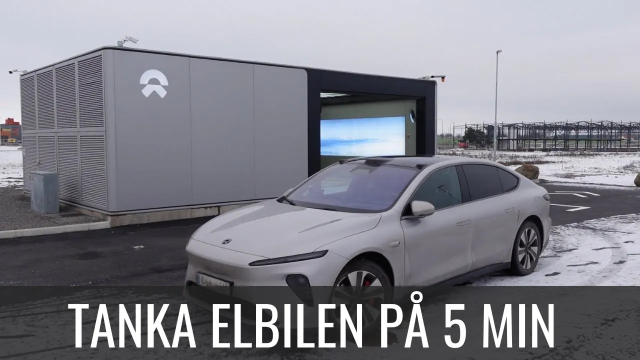 Hur fungerar NIOs batteribytarstationer? | Elbilsmagasinet