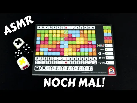 ASMR Solo Board Game Playthrough - NOCH MAL! -BLACK (Whispering)