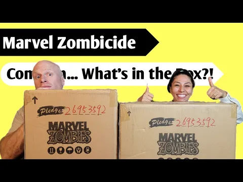 Zombie Invasion: An Unboxing of the Last of the Marvel Zombies - A Zombicide Game Kickstarter