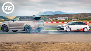 Range Rover Sport SV vs Audi RS6 GT: Track Battle | 4K