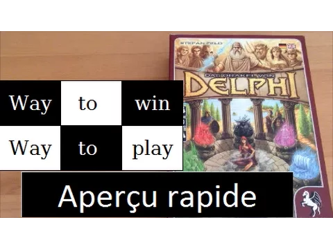 Oracle de Delphi (apeçu rapide) - Way to win, Way to play