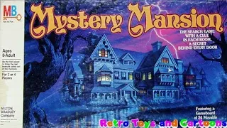 Mystery Mansion Board Game Commercial Retro Toys and Cartoons