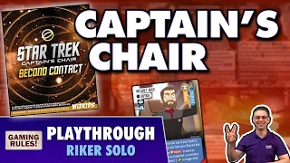 Star Trek Captains Chair: Solo Playthough - Riker vs Picard