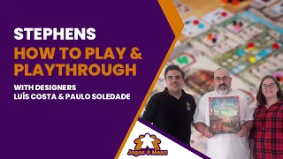 Stephens | How to play and Playthrough with designers Luís Costa and Paulo Soledade