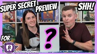 SHH!! Top Secret Board Game Preview From Bitewing Games!!