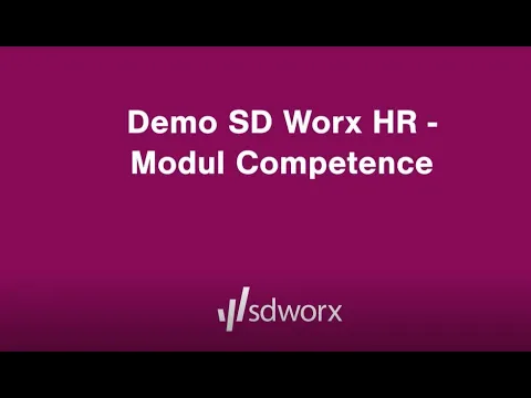 SD Worx HR - video