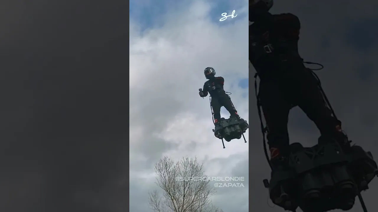 Flying At 200 Kmh With A Homemade Flyboard 🔥