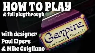 How to Play Gempire: Zarmund's Demands | Live play & teach with designer Paul Elpers