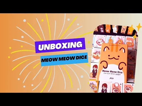 Unboxing Meow meow dice - Playte Games