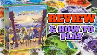 Akropolis Review & How to Play | Lay tiles and build the best city-state there ever was!