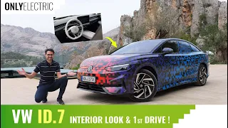 VW ID.7 - Interior Look & First Test Drive !