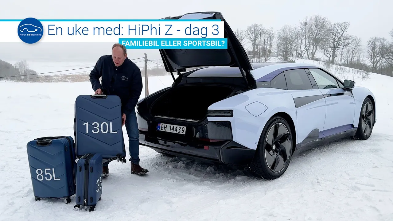 En uke med HiPhi Z - dag 3: Praktisk familiebil eller sær sportsbil?