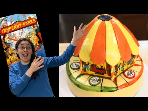 How To Make A Tenpenny Park Carousel Cake! | Board Game Bakes